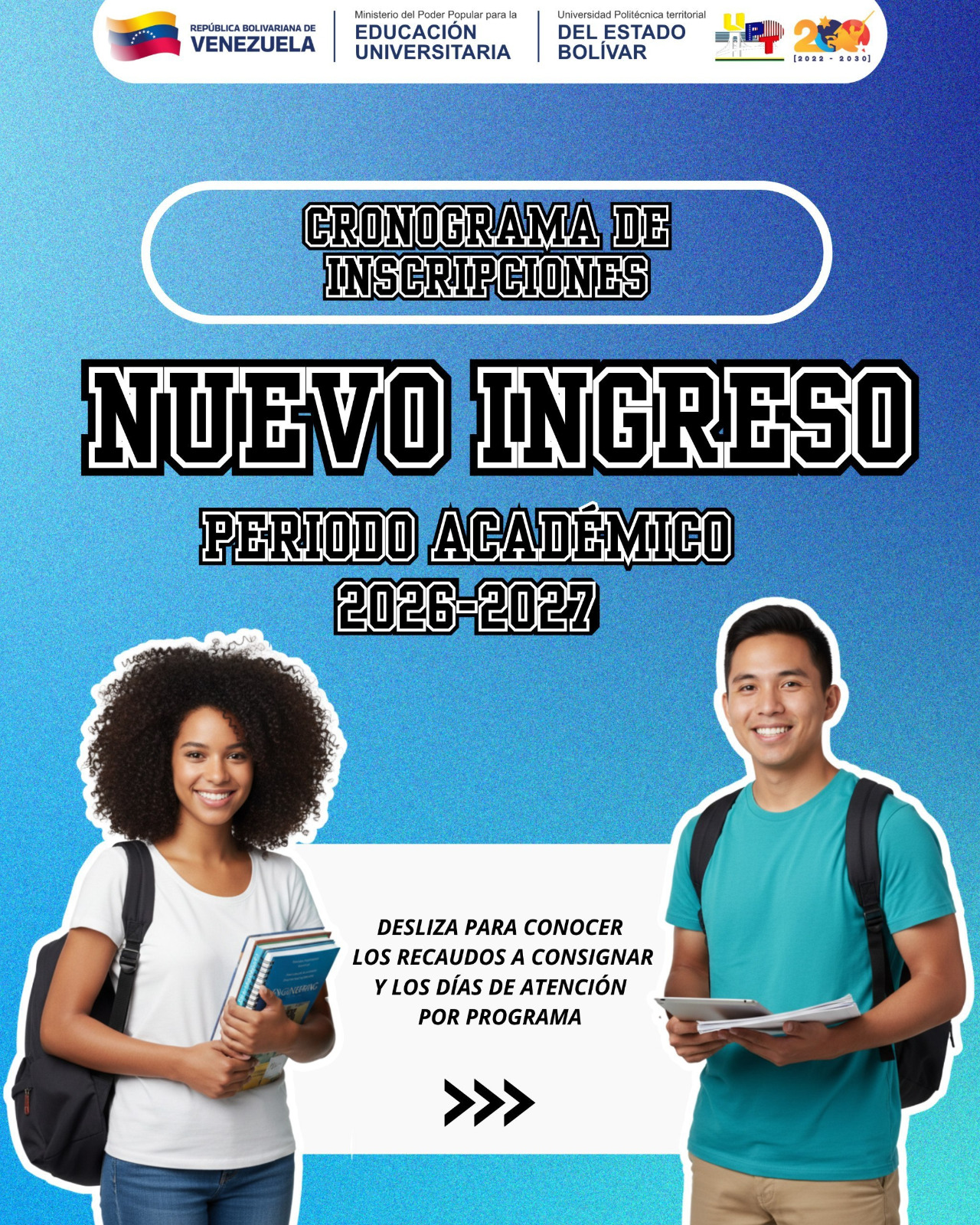 Comunicado Oficial UPTBolívar